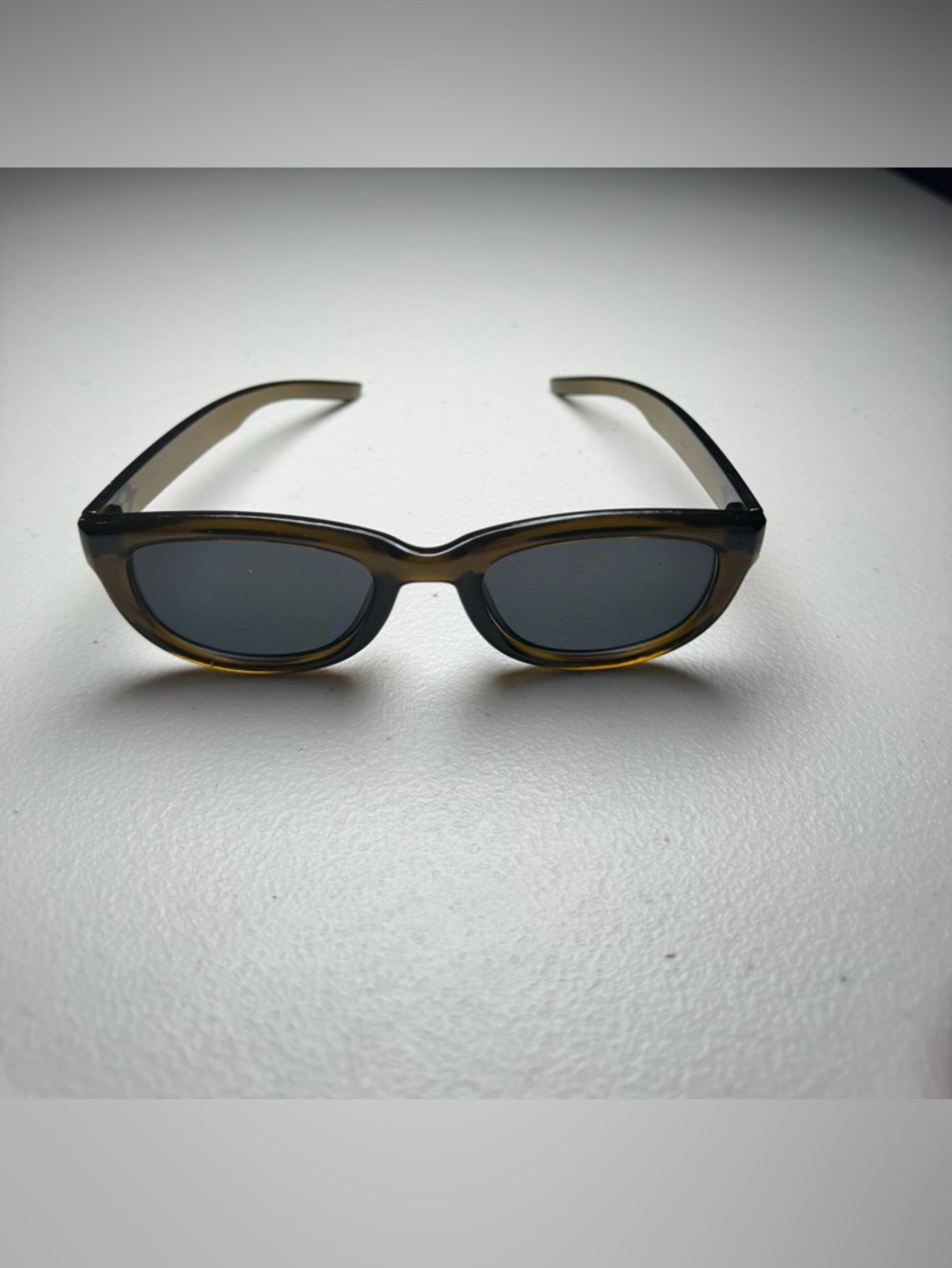 Olive Green Tinted Glasses